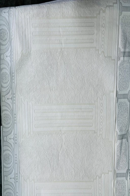 Beyaz Boyanabilir Desenli Duvar Kağıdı 186307