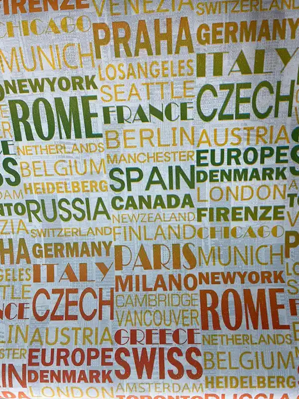 İngilizce Ülkeler Renkli Duvar Kağıdı 81681