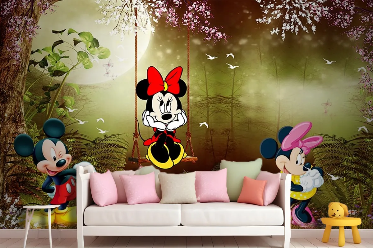 Çocuk Odası Duvar Kağıdı Mickey Mouse