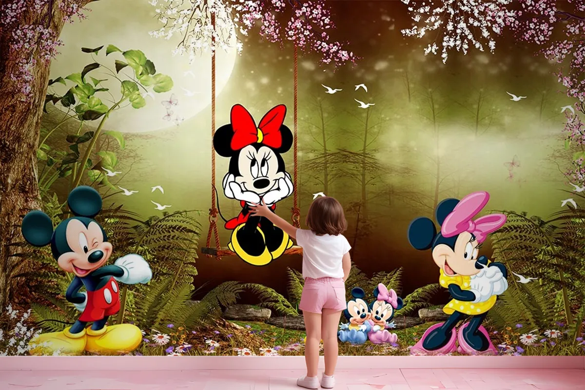 Çocuk Odası Duvar Kağıdı Mickey Mouse