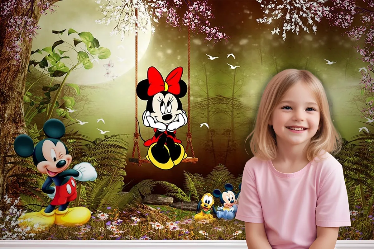 Çocuk Odası Duvar Kağıdı Mickey Mouse