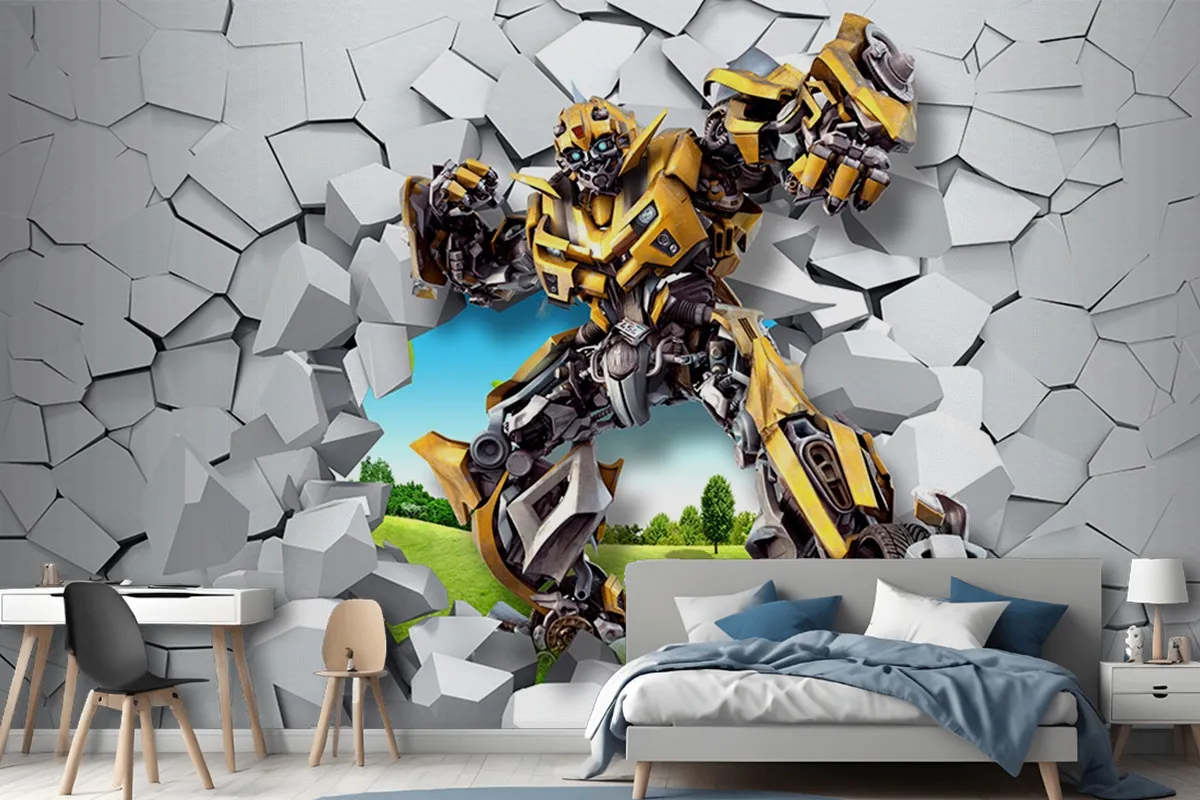 Transformers Duvar Kağıdı 3D