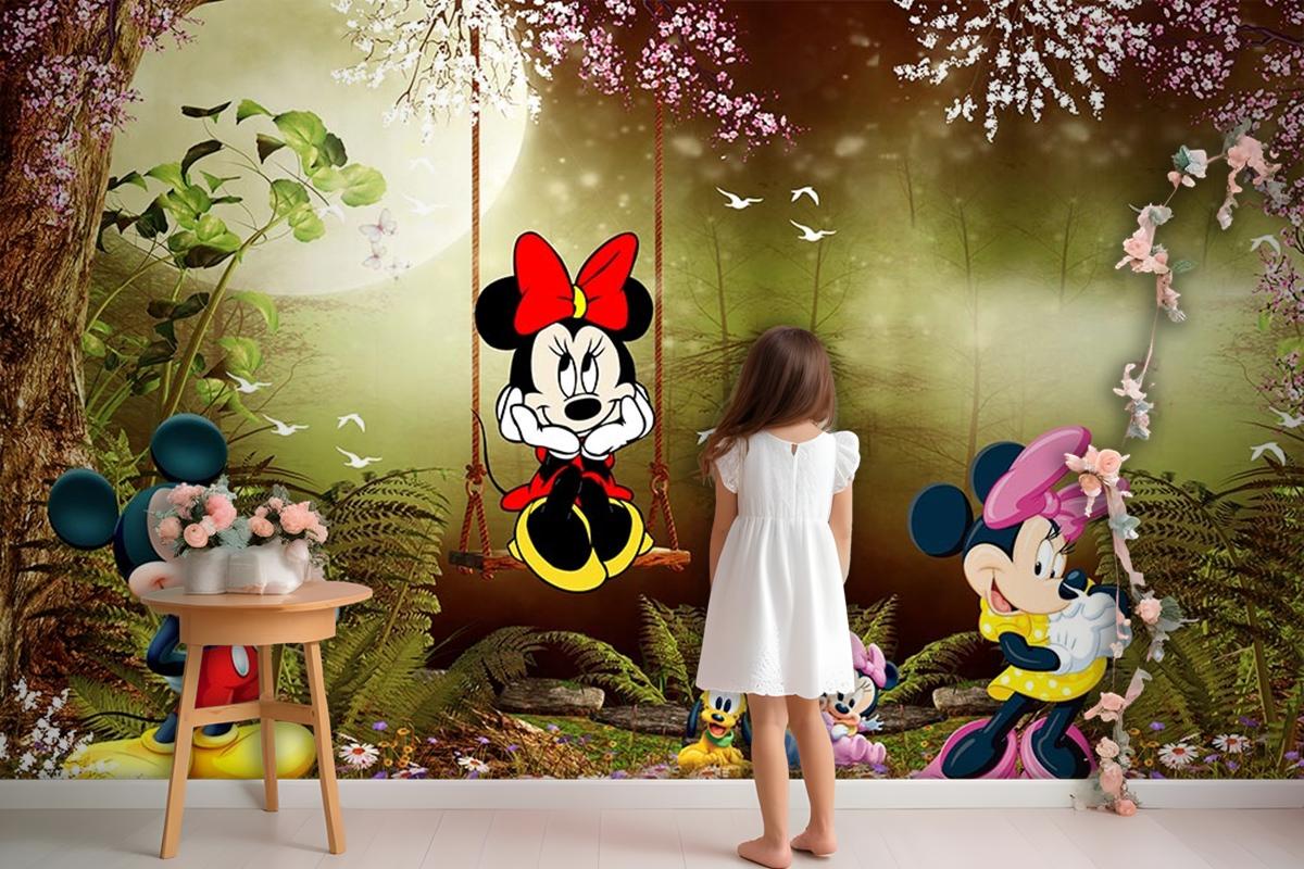 Çocuk Odası Duvar Kağıdı Mickey Mouse