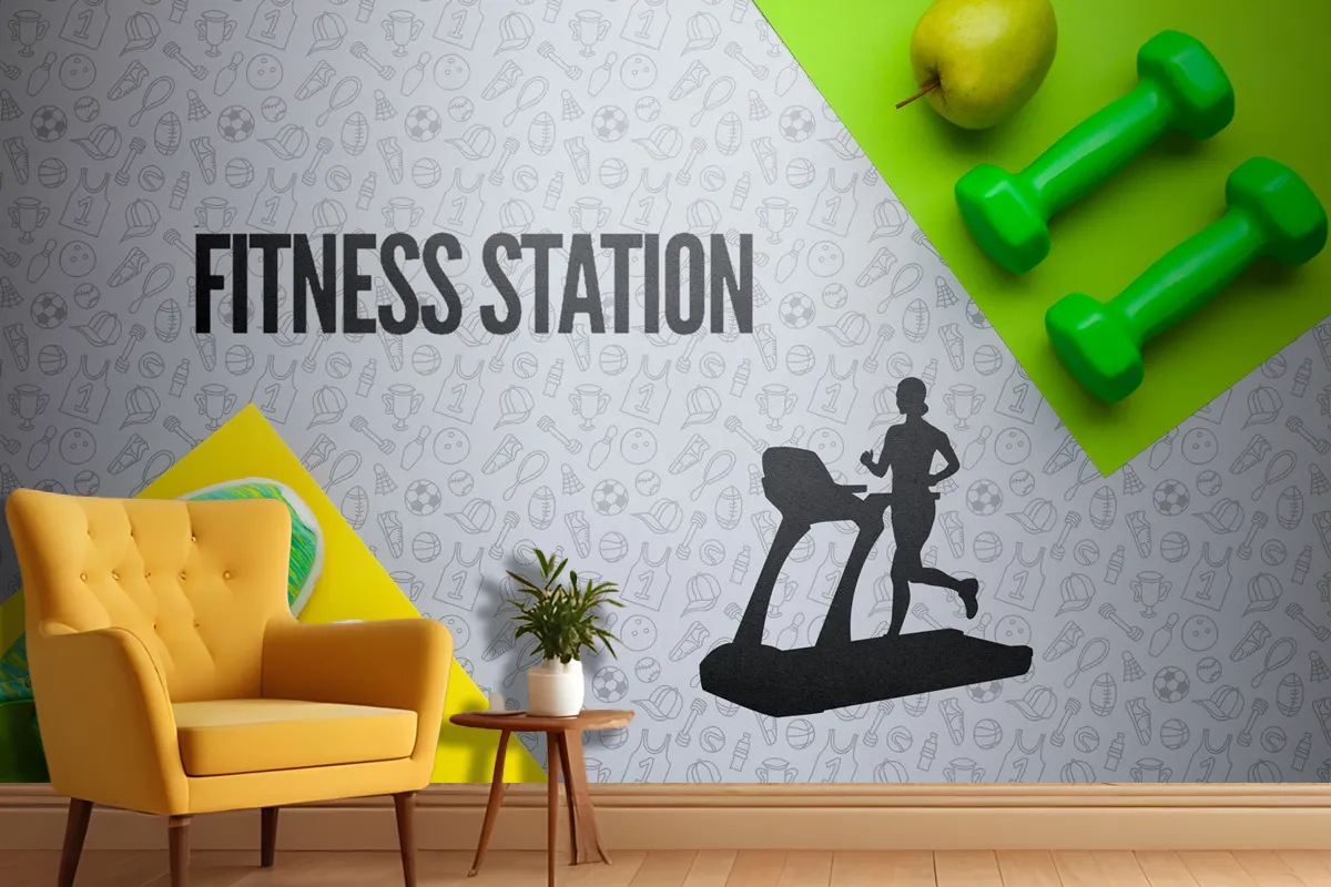 Fitness Merkezi Duvar Kağıdı